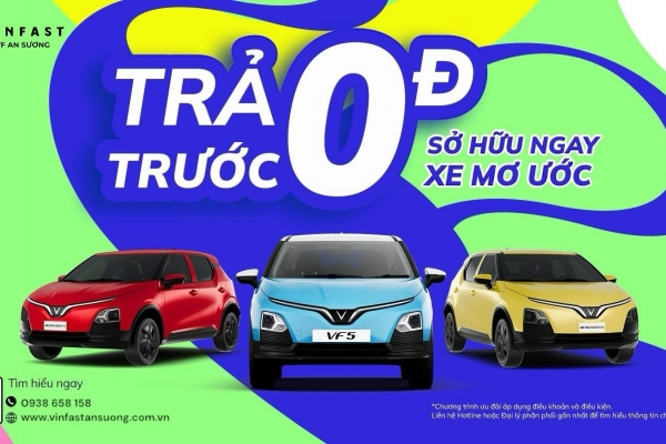 GSM triển khai chương trình “Mua xe VinFast 0 đồng” dành cho tài xế Xanh SM Platform